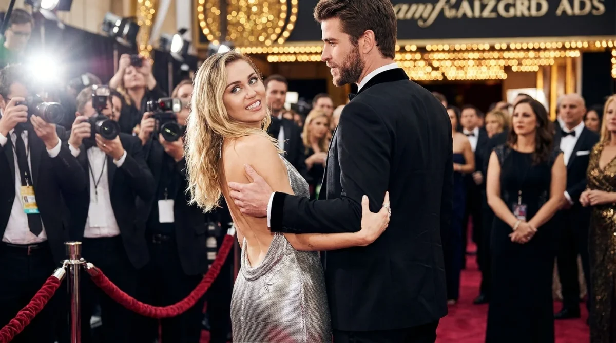 Miley Cyrus awkward red carpet interview exposed doomed relationship warning signs